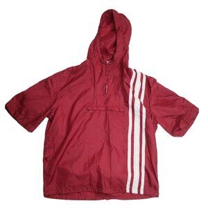 VINTAGE MEN S SHORT SLEEVE 1/4 ZIP PULLOVER SHIRT JACKET - NYLON - SIZE M 38-40